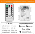 LED Rope Lights Battery Operated String Lights-40Ft 120 LEDs 8 Modes Outdoor Waterproof Fairy Lights Dimmable/Timer with Remote for Camping Party