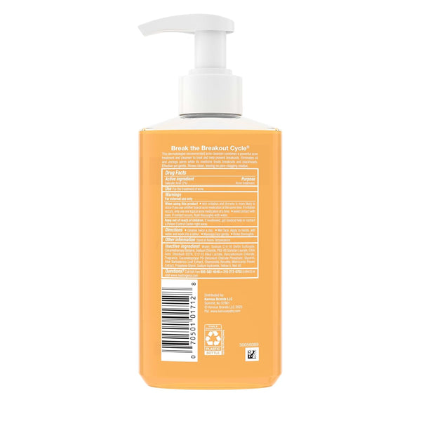 Neutrogena Oil-Free Facial Cleanser with Salicylic Acid for Acne-Prone Skin, 9.1 Fl. Oz
