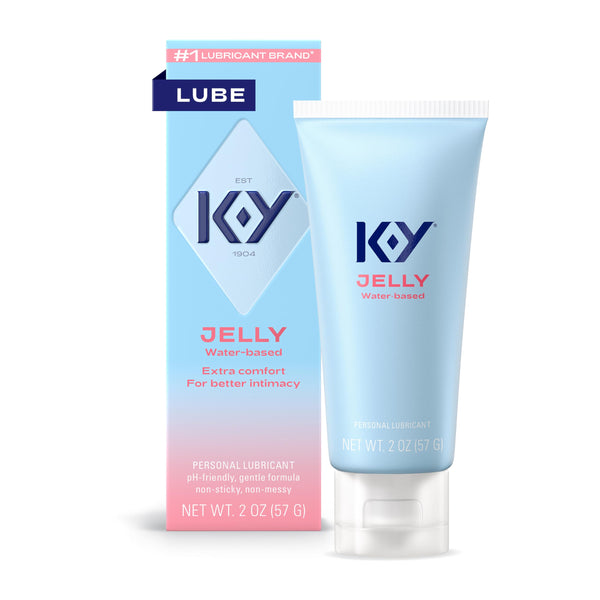 K-Y Jelly Water Based Lube For Sex, Anal Lube, Non-Greasy Water Based Personal Lubricant, pH Friendly Sex Lube Can Be Used With Sex Toys For Women