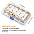 VIGRUE 315Pcs Snap Ring Shop Assortment Alloy Steel External Circlip Snap Retaining Clip Rings Set, 15 Sizes Black 315PCS