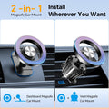 for Magsafe Car Mount Vent【20 Strong Magnets】for iPhone Magnetic Car Mount【360°】Cell Phone Mount for Car【Hands Free】Air Vent Phone Holders for