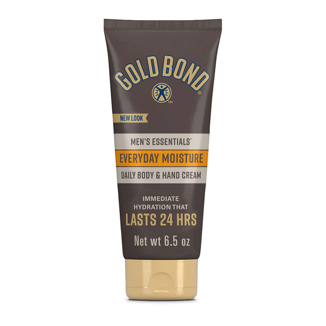Gold Bond Men'S Essentials Everyday Moisture Daily Body & Hand Cream, 6.5 Oz., w