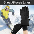 Arcweg Running Gloves Winter Thermal Anti-Slip Touchscreen Gloves Fleece Lining Gloves Men Women for Walking Cycling Driving Black Small-Medium