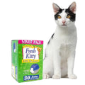30 Count Fresh Kitty Litter Box Liners Super Thick, Durable, Easy Clean Up Jumbo Scented, Bags with Ties for Pet Cats 30 Count (Pack of 1)