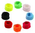Penta Angel 80 Yoyo String (10 Each - Florescent Lime Green, Yellow, Orange，Blue ,Rose ,Red ,Black and White)