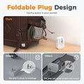 USB C Charger Block 20W PD, TESSAN Foldable Wall Charger with 4 USB Ports and 4 AC Outlet Extender, Multi Charging Station for Cruise, Home,