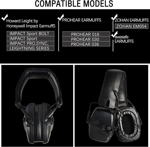 PROHEAR GEP02 Gel Ear Pads for Howard Leight by Honeywell Impact Sport Pro Sync Leightning Earmuffs Gel Ear Pads - 1pack