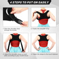 Posture Corrector for Women and Men, Adjustable Posture Back Brace Shoulder Brace, Discreet under Clothes Design Back Support, Back Pain Relief