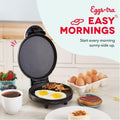 Dash Round Express Electric - Pancake Maker & Eggs Griddle System - Healthy Breakfast Maker - Quick Heat-Up & Easy Cleanup - nonstick surface -
