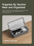 Hagibis Electronics Organizer Travel Case Cable Organizer Bag Pouch Portable Waterproof Carry Case for Cable, Charger,Power Bank, SD Card, Mouse,