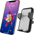 Amazon Basics Universal Portable Smartphone Holder for Car, Air Vent Mount, 360° Rotation, Easy to Install, One-Handed Release, Adjustable and