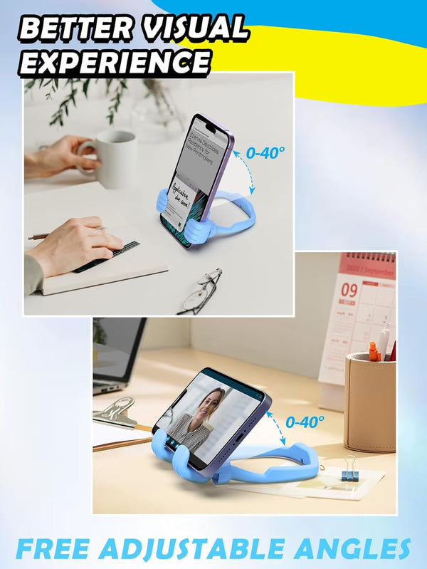Dad Gifts for Fathers Day from Daughter Wife Son Cell Phone Stand: Thumbs up Lazy Phone Holder for Desk Teen Boys Gift for Girls Teenage Kids