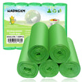 6 Gallon Biodegradable Trash Bags for Office Shredder, Small Garbage Bags Recyclable Wastebasket Trash Liners for Bathroom Kitchen Home Bins, 100