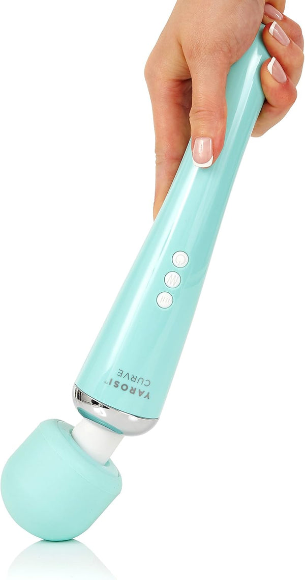 Yarosi Cordless Curve Therapeutic Device - 8 Powerful Speeds and 20 Patterns - for Muscle Aches and Sports Recovery - Rechargeable - Travel