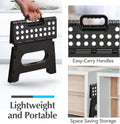 Handy Laundry Folding Lightweight Step Stool Is Sturdy Enough to Support Adults and Safe Enough for Kids. Opens Easy with One Flip. Great for