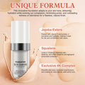 2PCS Flawless Colour Changing Warm Skin Tone Foundation, Naturally Blends Moisturizing foundation makeup, Long Lasting Waterproof Lightweight