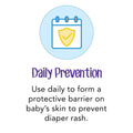 Desitin Daily Defense Baby Diaper Rash Cream with Zinc Oxide to Treat, Relieve & Prevent diaper rash, Hypoallergenic, Dye-, Phthalate- &