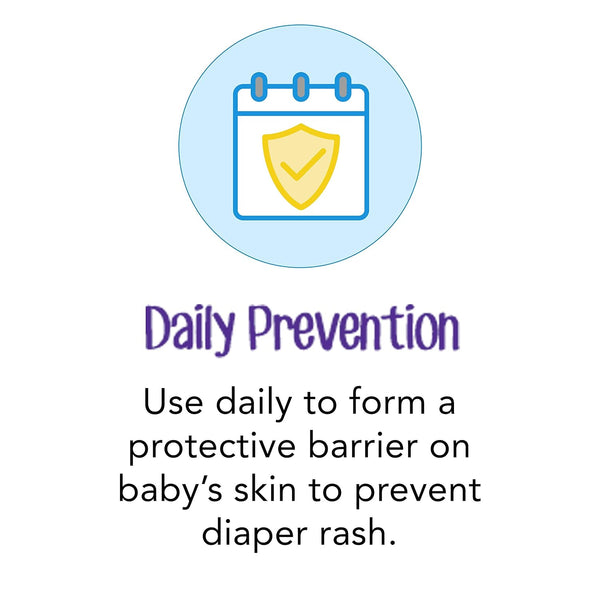 Desitin Daily Defense Baby Diaper Rash Cream with Zinc Oxide to Treat, Relieve & Prevent diaper rash, Hypoallergenic, Dye-, Phthalate- &