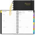 Daily Planner 2025-2026(July 2025 - December 2026) - 18 Month Planner with Tabs, Calendar Yearly Monthly Weekly Spiral Time Management, Flexible