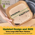 Air Fryer Liners Disposable for CHEFMAN Air Fryer 9 Qt, Power XL Air Fryer Liners, 6 qt 8QT Air Fyrer Liners, 9.5 inch Parchment Paper Liners for
