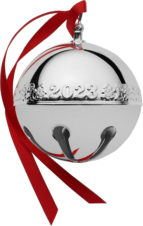 Wallace 2023 Silver Plated Sleigh Bell Ornament, 53Rd Edition