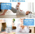 Essential Oil Diffuser Humidifier 2-in-1 Cool Mist Aromatherapy Diffuser with 7 Colors Night Lights Waterless Auto-Off Humidifier for Home Bedroom
