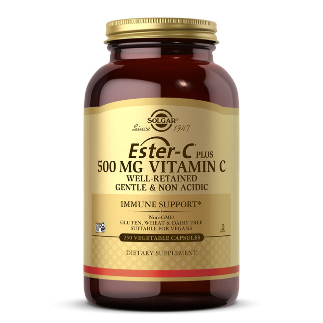 Solgar Ester-C plus Vitamin C (Ascorbate Complex) - Gentle & Non Acidic - Antiox