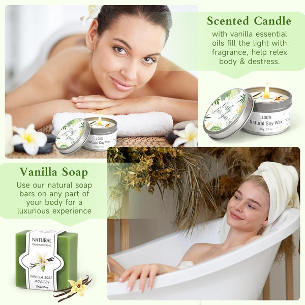 Gift Baskets for Women, Self Care Gifts for Women, Thinking of You Gift Care Package, Relaxing Spa Gift Basket, Birthday Mothers Day Gifts for Her