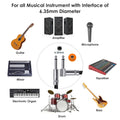 Guitar Cable 6ft 1/4 Inch Guitar Cord Straight to Right Angle Instrument Cable with Braided Tweed and Anti-Kinking Design,Black 6ft Black 1