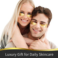 Under Eye Patches, 40 Pairs Eye Mask for Dark Circles, Puffy Eyes, Undereye Bags,Wrinkles,Eye Mask Patches with 24K Gold, Hyaluronic Acid,Rose &