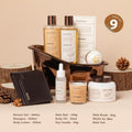 Bath Gifts for Men Dad Birthday Gifts Spa Kit Cedar & Bergamot Mens Gift | Bath Gift Set and Shower Gift Bath and Body Gift Basket Set Mans Gift