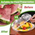 300Pcs Reusable Elastic Food Bowl Storage Covers, Sublaga Bowl Covers, Dish Plate Covers, Alternative to foil, Plastic Wrap,BPA Free