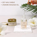 Spa Gifts for Women Mothers Day Gifts Jasmine Bath Gift Baskets Relaxing Self Care Gift for Mom Girlfriend Sister Wife Auntie Home Bath Care