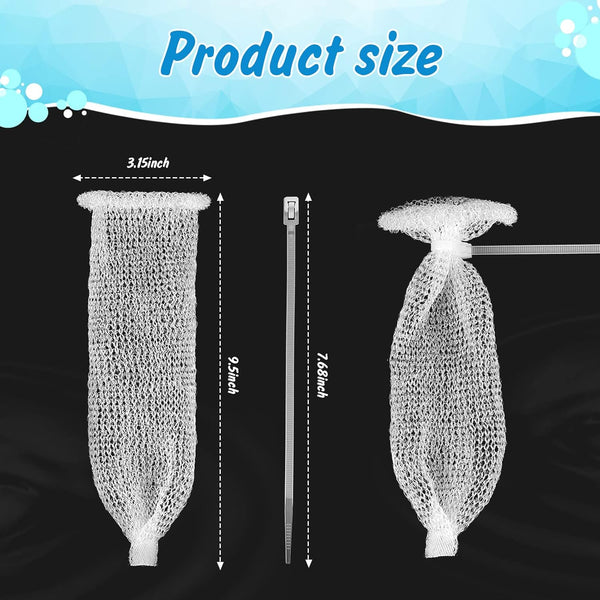 40 Pieces Nylon Lint Trap Washing Machine Lint Fabric Mesh Snare Washer Lint Catcher Washer Hose Lint Traps Washing Machine Lint Trap Lint Traps