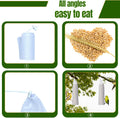 Wild Bird Feeder Sock - 6PCS Finch Feeder Bird Seed Sock Mesh Feed Bag Empty for Finch Thistle or Garden Yard Wild Finch Feeding