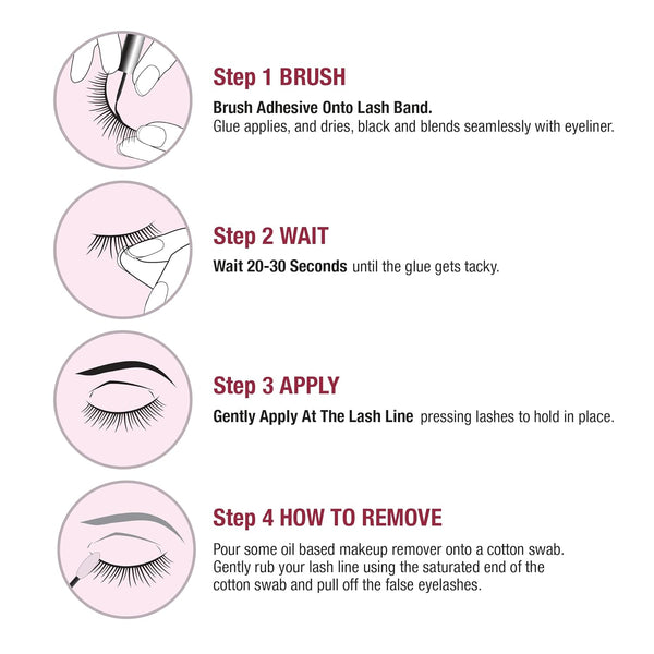 IÃ¢ÂÂ¢Envy Super Strong Hold Eyelash Adhesive, Waterproof, 48-Hour Long-Lasting Lash Glue, Latex-Free, Hypoallergenic, Quick-Drying with Brush-On
