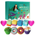 10 Bath Bombs for Kids, Bath Bomb Gift Set, Natural Bubble Bathbombs, Shea Butter Dry Skin Moisturize, Fizzy Spa Bath for Her Mom Women Kids Girls