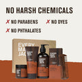Every Man Jack Mens Aged Bourbon Beard Set - Five Full-Sized Grooming Essentials for a Complete Routine - Beard + Face Wash, Beard + Face Lotion,