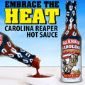 ASS KICKIN' Carolina Reaper Hot Sauce - 5 Oz - Premium Gourmet Hot Sauce for Chicken Wings and Breakfast BurritosÃ¢ÂÂPerfect Stocking Stuffers or
