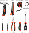 Tool Sets Household Tool Kit, 14-Piece General Home/Auto Repair Tool Set with Hammer, Pliers, Screwdriver Set and Toolbox Storage Case - Perfect