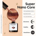 Modelones Gel Nail Polish Set, 6 Colors Nude Brown Gel Polish Glitter Burgundy Shiny Champagne Gold Magnetic Cat Eye Effect Sparkle Stunning Home