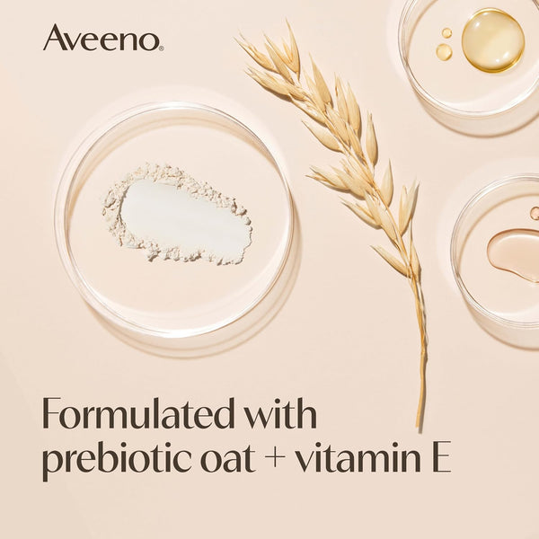 Aveeno Therapeutic Shave Gel for Women & Men, Sensitive Skin Shaving Cream with Prebiotic Oat & Vitamin E, Helps Prevent Razor Bumps & Skin