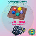 Gonggi Korean Traditional Folk Game Play Set - Jebi Chagi, Gong-Gi, Biseokchigi, Paeng-Y, DDAKJI, Family Travel Games (1 Set)
