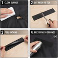 I-MART 6 Pcs Self Adhesive Nylon Repair Kit for Down Jacket 8"x4", Waterproof Nylon Patch for Jackets, Cloth Patch for Clothing Fix, Multi-Purpose