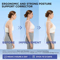 Vicorrect Posture Corrector for Women - Upper Back Brace Adjustable & Breathable for Posture Correction: Neck Shoulder & Upper Back Pain Relief