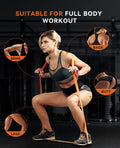 SUNPOW Pull up Assistance Bands - Set of 5 Resistance Heavy Duty Workout Exercise Stretch Fitness Bands Assist Set for Body, Instruction Guide and