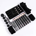 MAANGE Makeup Brushes 30 Pcs Makeup Kit, Multi-Functional Makeup Tool Set with 20 Pcs Makeup Brush Foundation Brush Make up Brushes Set with Bag,Black
