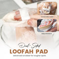 Loofah Exfoliating Body Scrubber Pack - Ramie Shower Pouf, Natural Bath Sponge, Women Bathing Sponges for Exfoliation, Organic Washing Glove, Soft