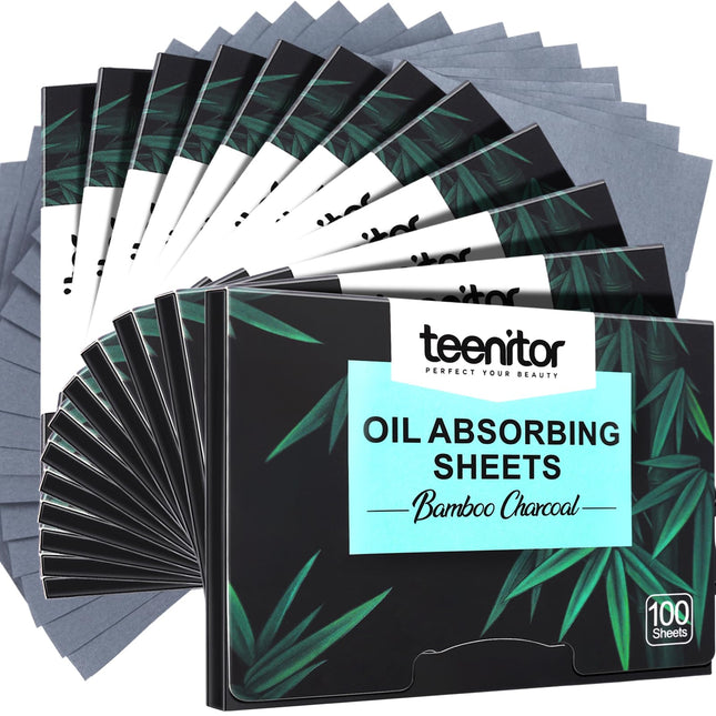 Teenitor 1200 Counts Oil Absorbing Sheets for Face, Oil Blotting Sheets for Face