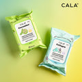 CALA Cucumber Makeup Remover Cleansing Tissues, Removes Makeup + Waterproof Eye Makeup Without Irritation, Deep Cleansing Wipes Leave Skin Soft